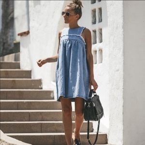NWT Heartland Vici Sugarlips Denim Babydoll Dress
